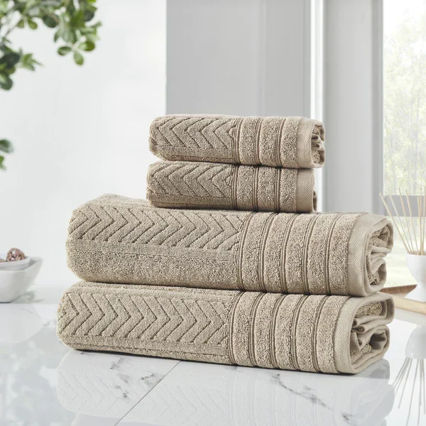 Hotel Towels Bath Set Luxury Hotel 100% Cotton Bath Towel Highly Water Absorption Accept Customize Size and Color