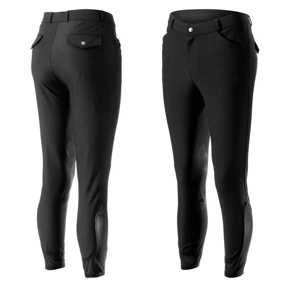 Technical 4 Way Stretchable Lightweight  Horse Riding Equestrian Men Full Anti Slip Silicone Grip Breeches Horseback Riding