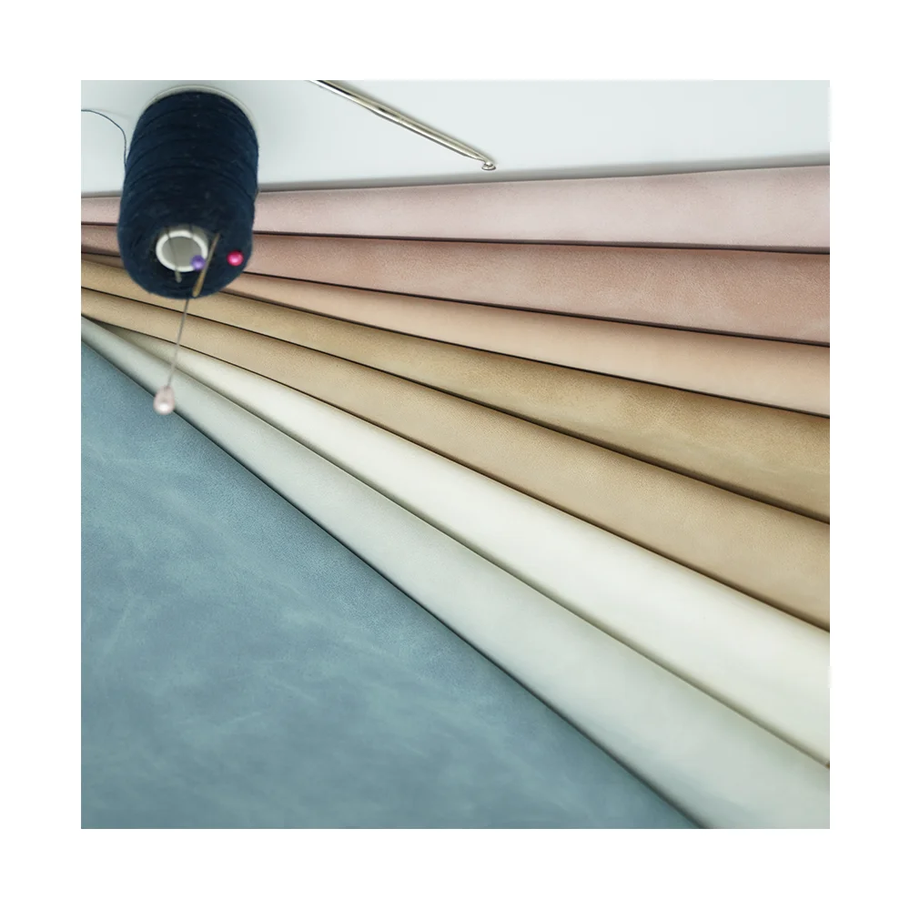 High-Quality Black Elastic Brushed Suede Faux Suede For Upholstery