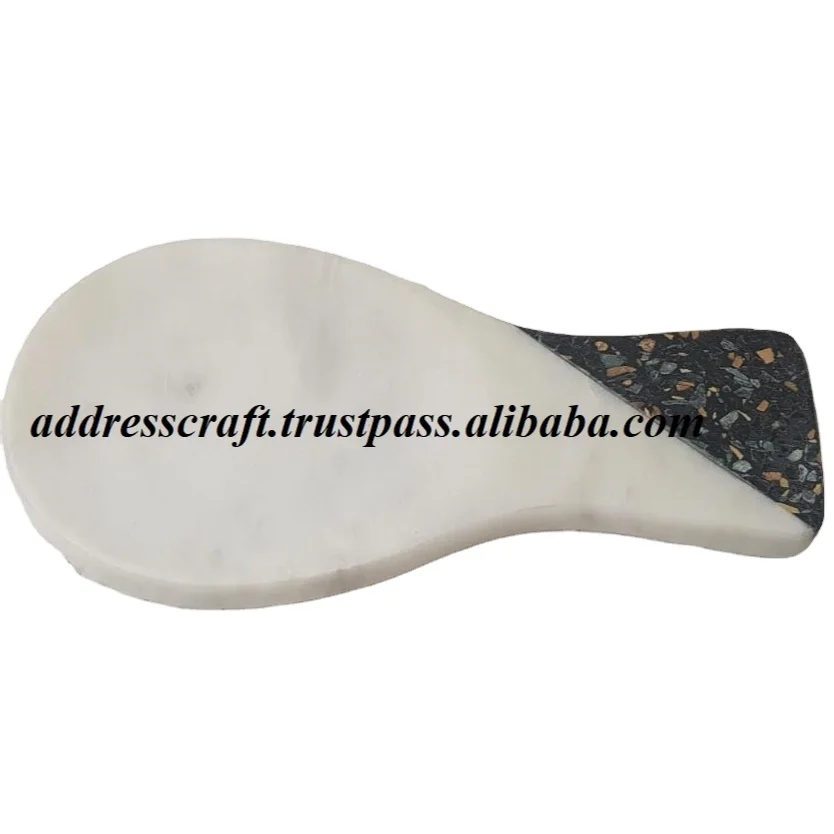 Latest Design Marble And Resin Spoon Rest Spoon Holder For Kitchen  Hotel Restaurant Use Kitchen Utensils Kitchen Accessories