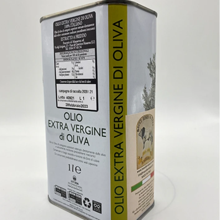 Made in Italy high quality 100% Italian olives classic taste extra virgin olive oil tin can