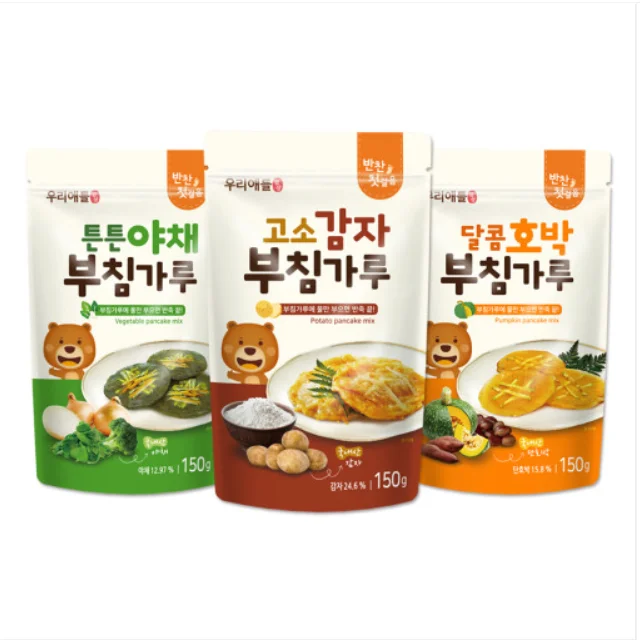Customized Good Quality Custom Design Potato Pancake Mix for kids 2 flavors made in Korea easy to make