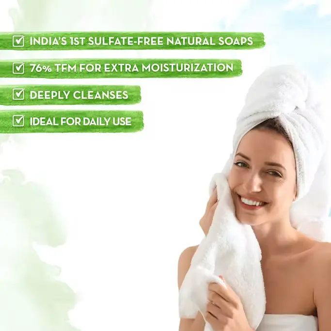 Natural Nourishing Bathing Soaps - 5x75g Direct Factory Price Organic Mama Earth Bathing Soaps Buy From Indian Seller