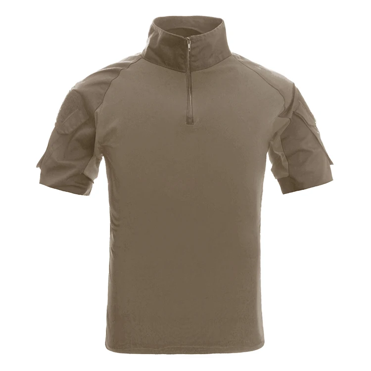 Hot Sale Men Tactical Combat T Shirt Custom OEM Manufacturer Long Sleeve T Shirt Camouflage Uniform  XXL