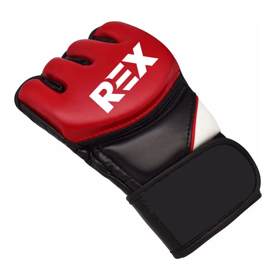 Professional Best Quality Punch Bag Mitts Custom MMA Gloves Black Synthetic Leather OEM Kickboxing Sparring Gym Training Gloves