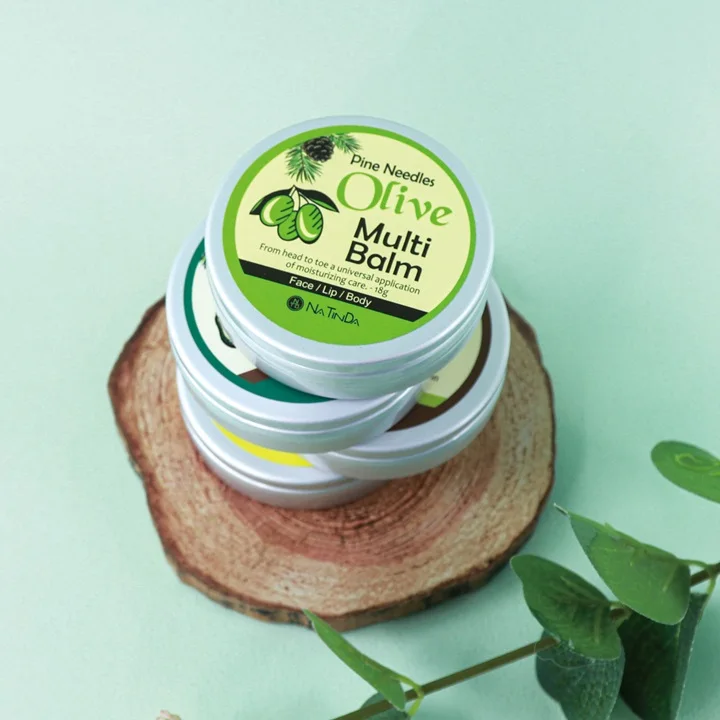 [Natinda] Pine Needle Multi Balm Olive 18g private label korean cosmetics K beauty Korean supplier korean lip balm