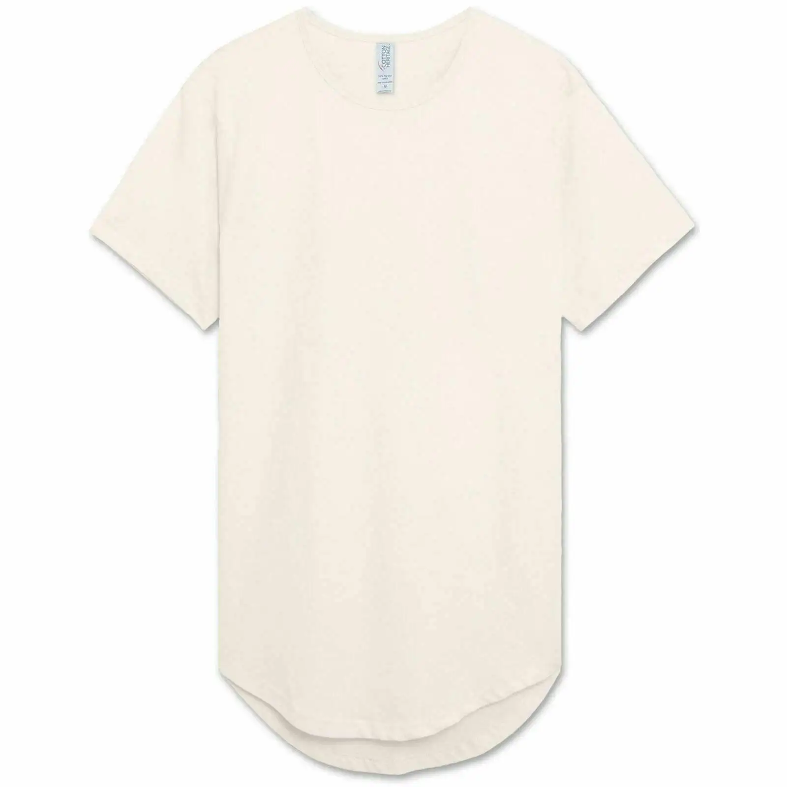 oversized OEM Cotton Elongated Gym sport tshirts Longline Curved Hem Quick Dry cotton short sleeved t shirt for men short sleeve