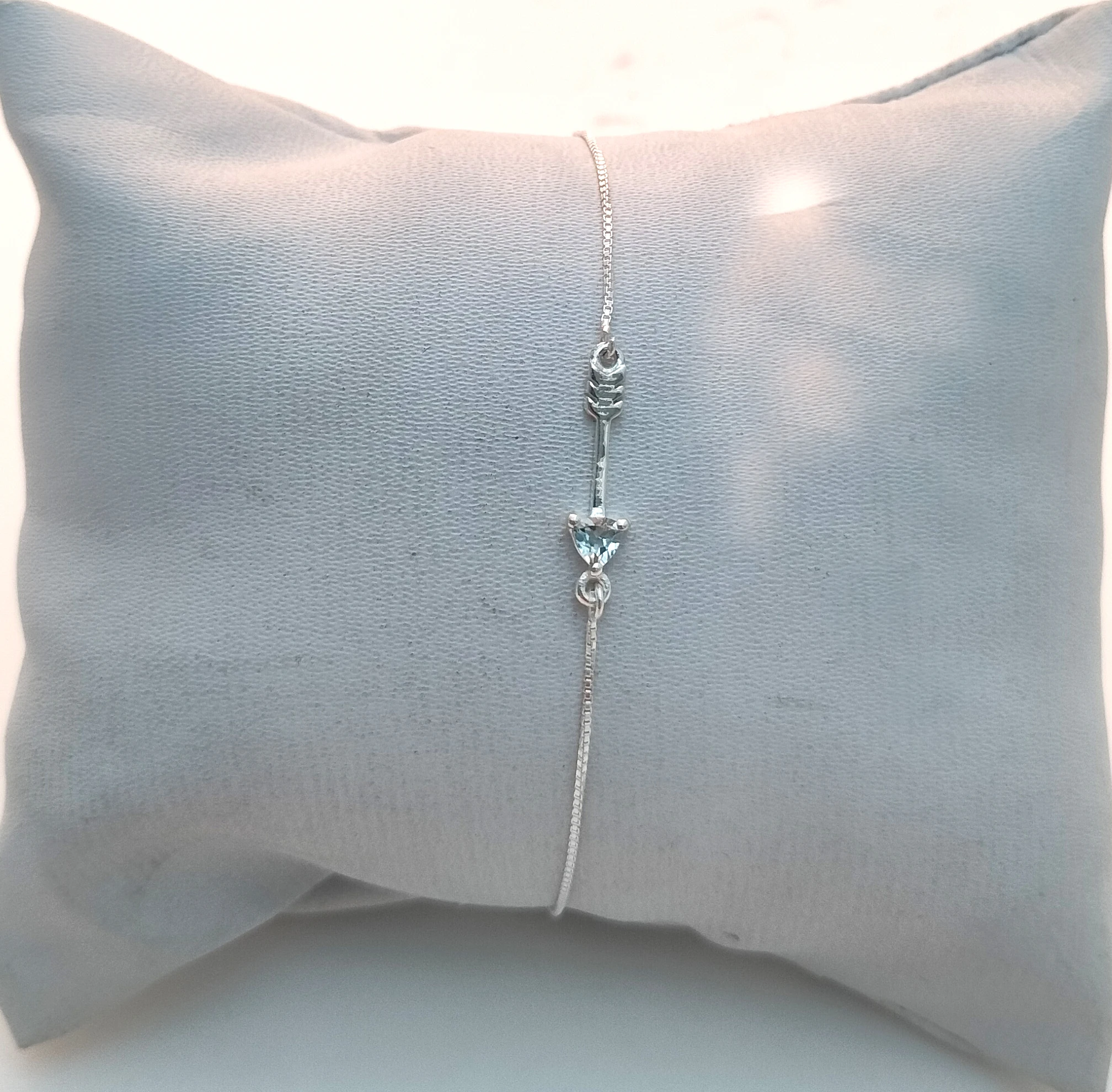 Top Quality New Trendy Blue Topaz 925 Sterling Silver Gemstone Bracelet Design Handmade Bracelet