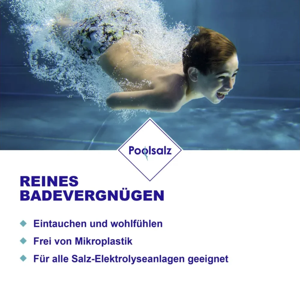 Salinen Pool Salt purest evaporated salt without separating agents bag (25 kg)
