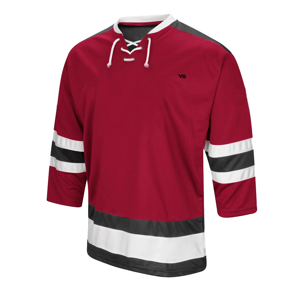 Hockey Jersey Wholesale Custom Blank Embroidered Set Unisex OEM Technics Logo Style Time Lead Sportswear Ice Hockey Jersey
