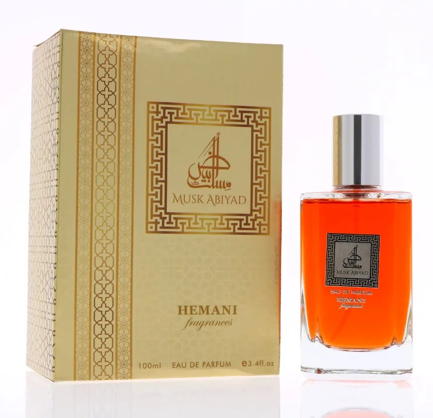 HEMANI Musk Amber Perfume For Men and Women Unisex Fragrance Long Lasting 100ml High Quality Parfum