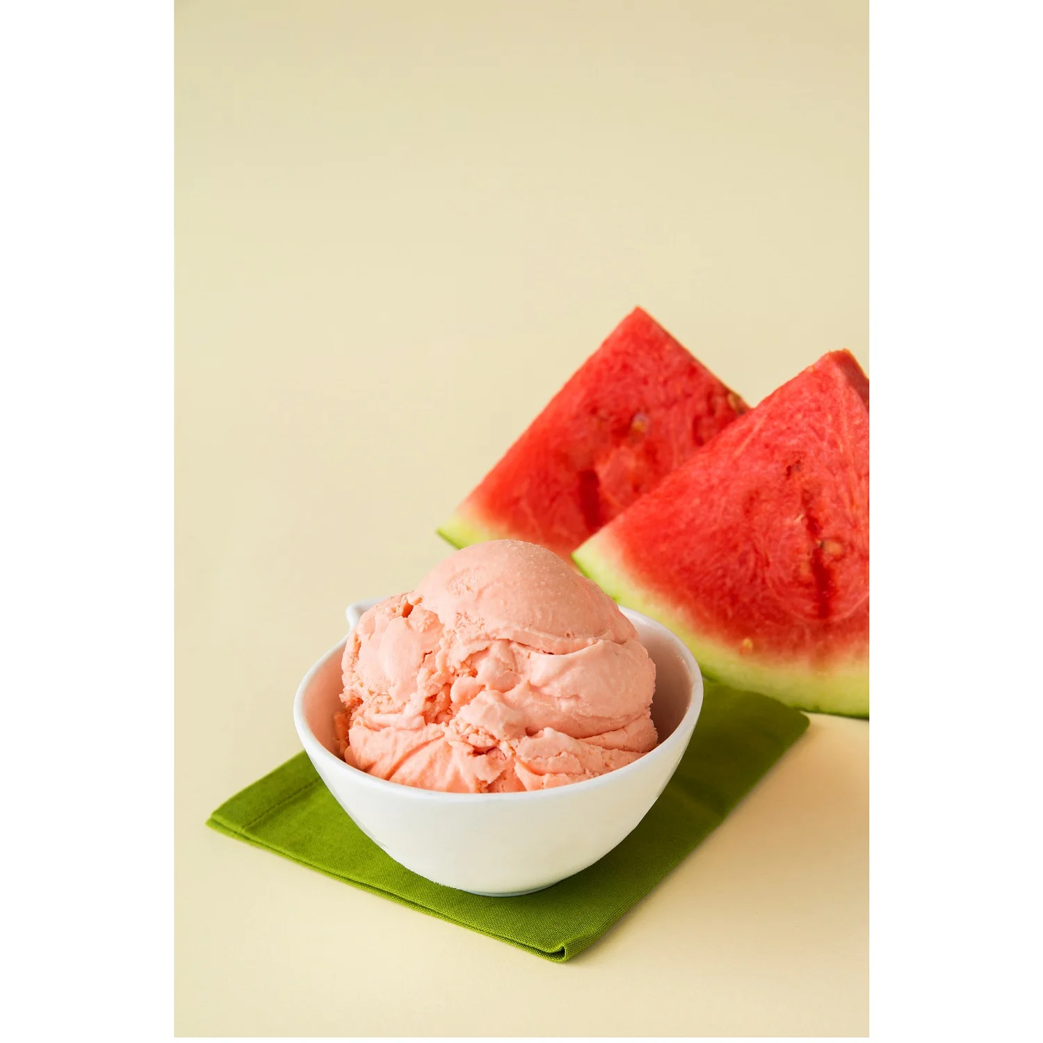 Refreshing Fragrant Dairy Products Desserts Smooth Tropical Fruity Sweet Handcrafted Instant 16oz Pint Watermelon Ice Cream