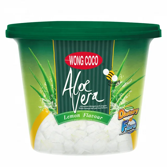 Aloe Vera Cubes Indonesia Manufacture with Sugar Syrup ready to Use Packing in 280gr 1kg 2kg 3kg Can Jar Plastic Bag