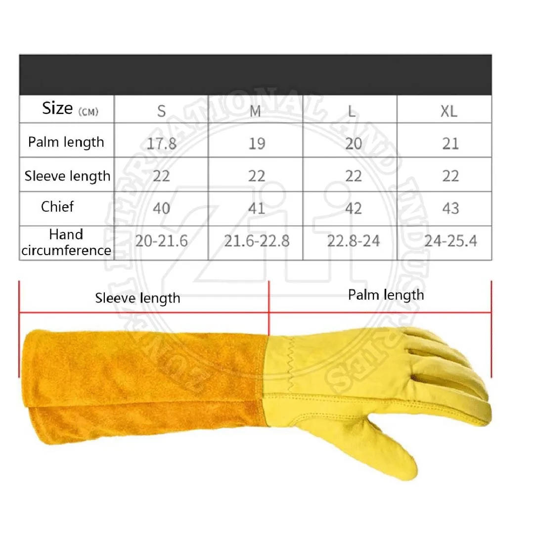 Unique Design Wholesale Welding Gloves Made In Pakistan Professional Leather Welding Gloves