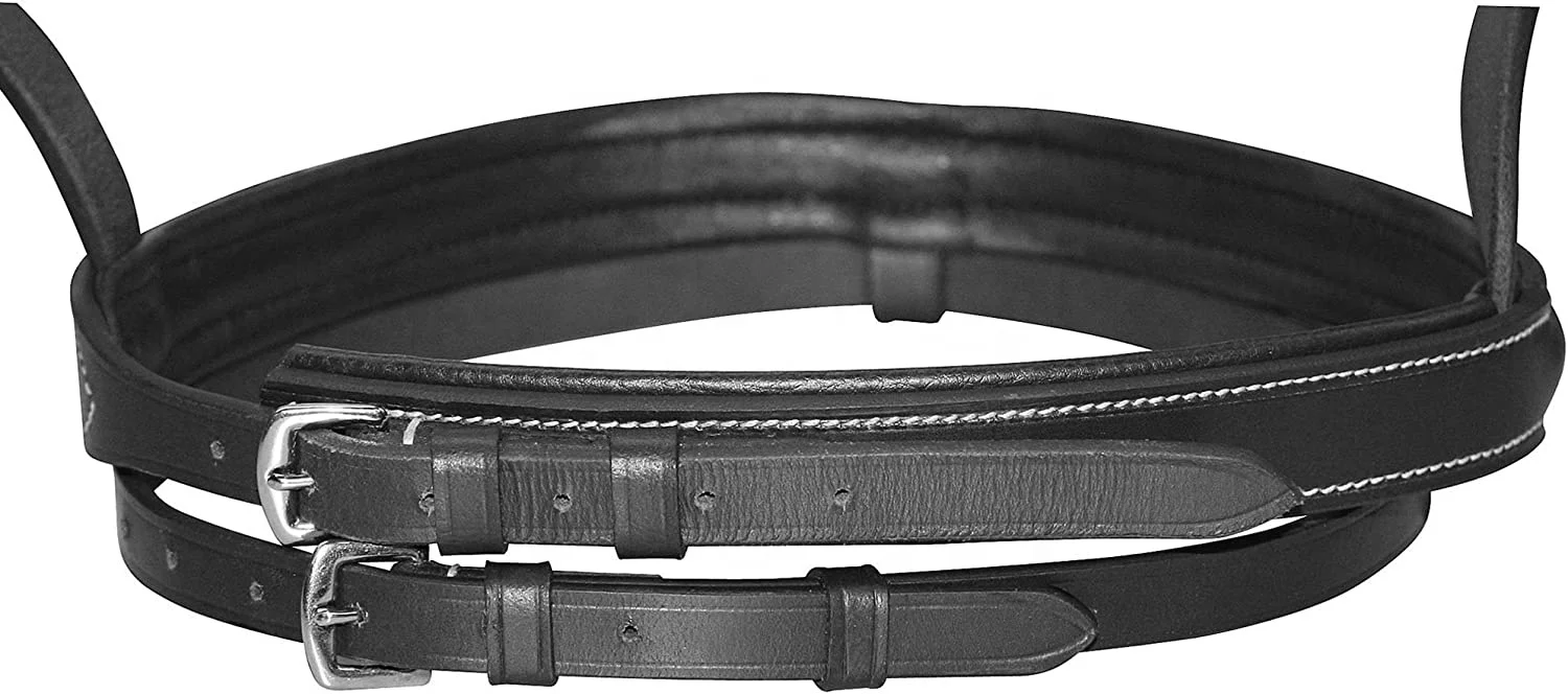 Wholesale Custom Equestrian Leather Horse Figure 8 Bridle Rhinestone Jeweled Show Head Gear Cross Noseband Horse Equipment