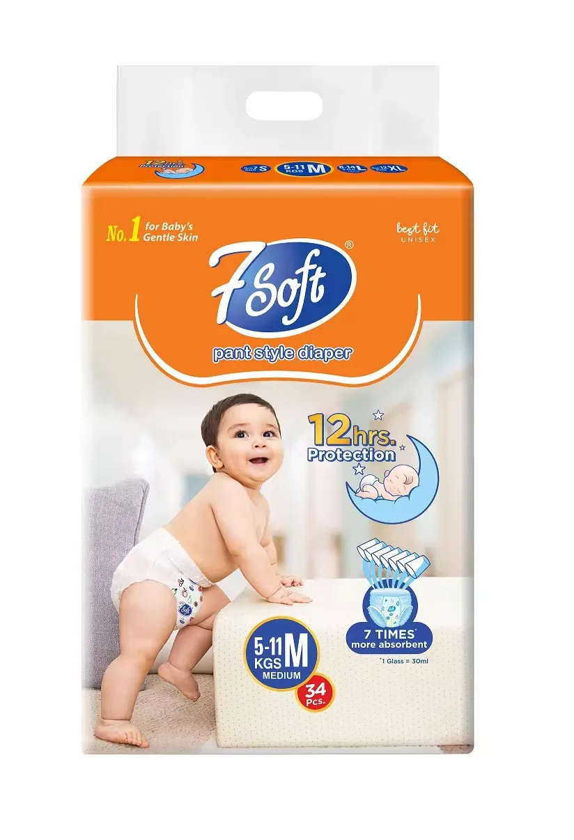 Soft and Stretchy Baby Pants Diaper Extra Absorb Baby Diaper for Worldwide Supply from Indian Supplier and Exporter