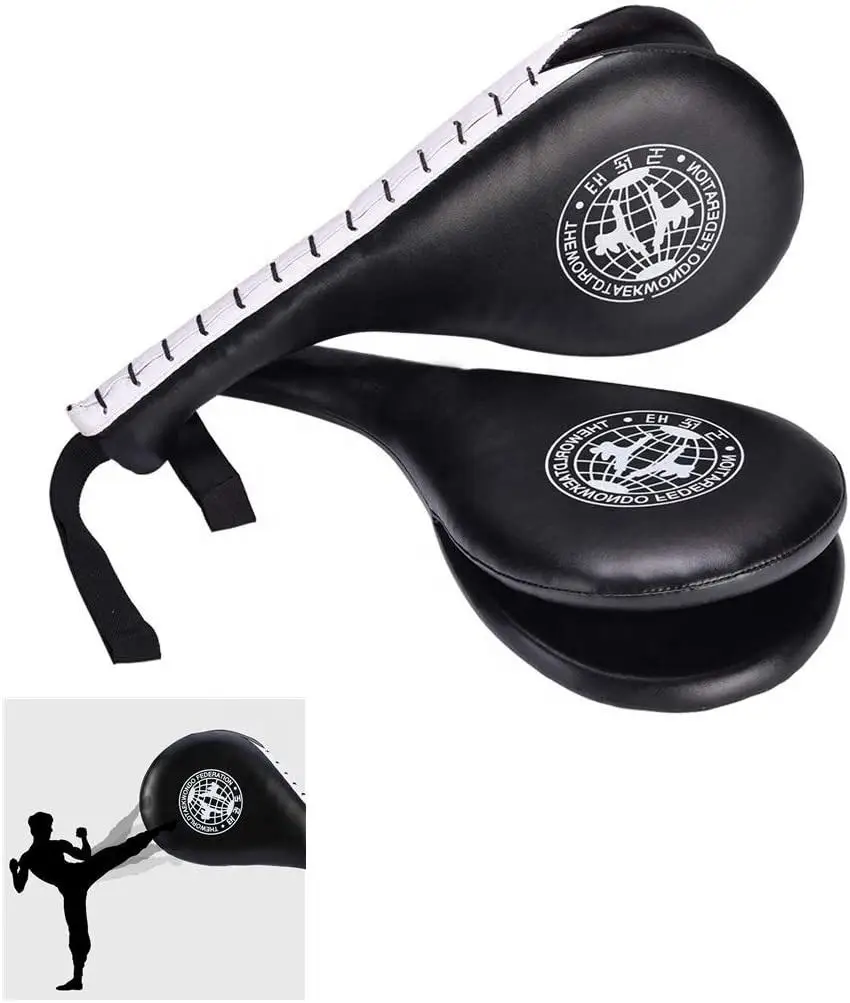 Double Kick Target Durable Striking Pad for Kickboxing TKD Karate Sports Taekwondo Training Martial Arts Kick Foot Pads