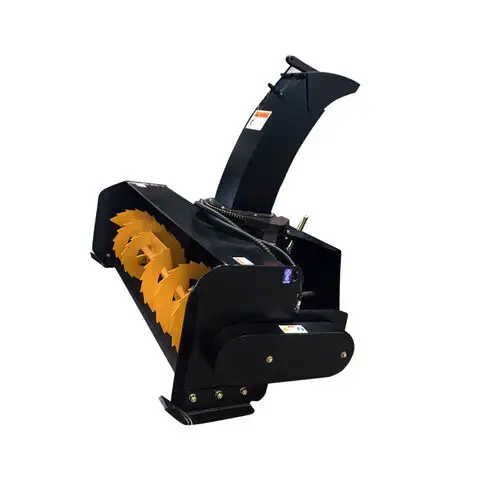 skid steer attachment snow blower