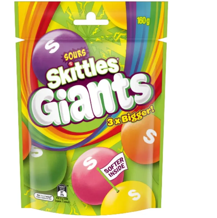 Skittles Giants Sours160g NEW LIMITED EDITION