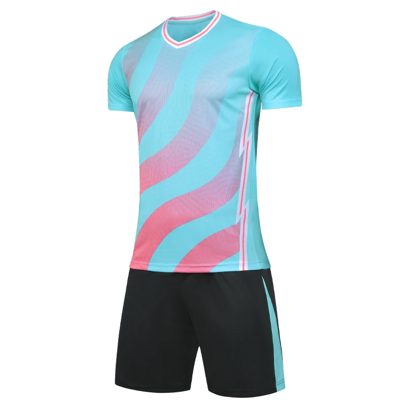 Men Soccer Uniform Professional Custom Referee Shirt Football Jersey Set 100% Polyester Referee Uniform Sports Jersey Suit