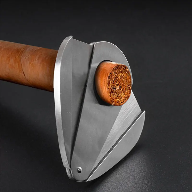 Поставка с завода, настольный выгравированный логотип производителя, ножницы из нержавеющей стали, Роскошные Пользовательские резаки для сигар