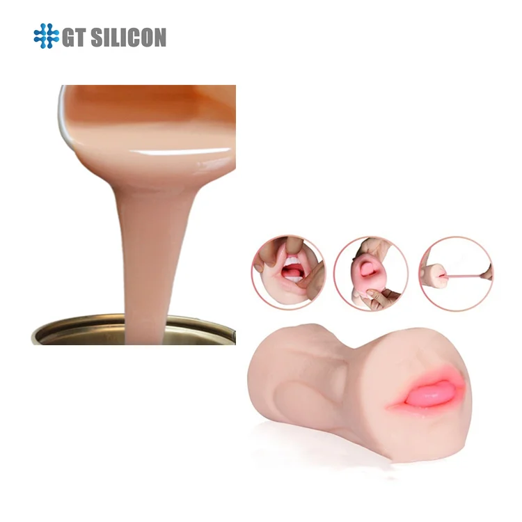 Two Part Health Silicone Material High Elasticity Silicone Rubber for Sex Toy
