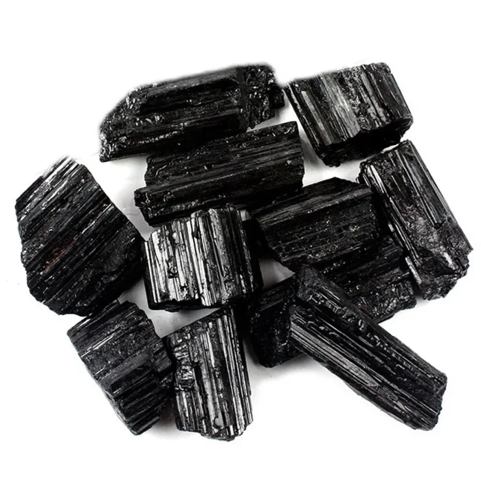 rough black tourmaline stone Raw stone rough for natural Un polished rough reiki healing crystal gemstone crystal  Wholesaler