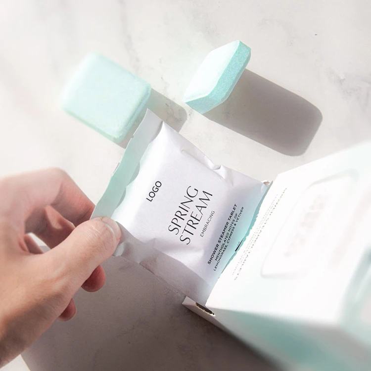 SPRING STREAM  Embracing Lemongrass Shower Steamers Aromatherapy Variety Pack of 10 Shower Bombs with Essential Oils