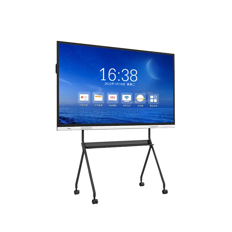Smart 4k Touch Screen Interactive Whiteboard Education Boards Conference System For School