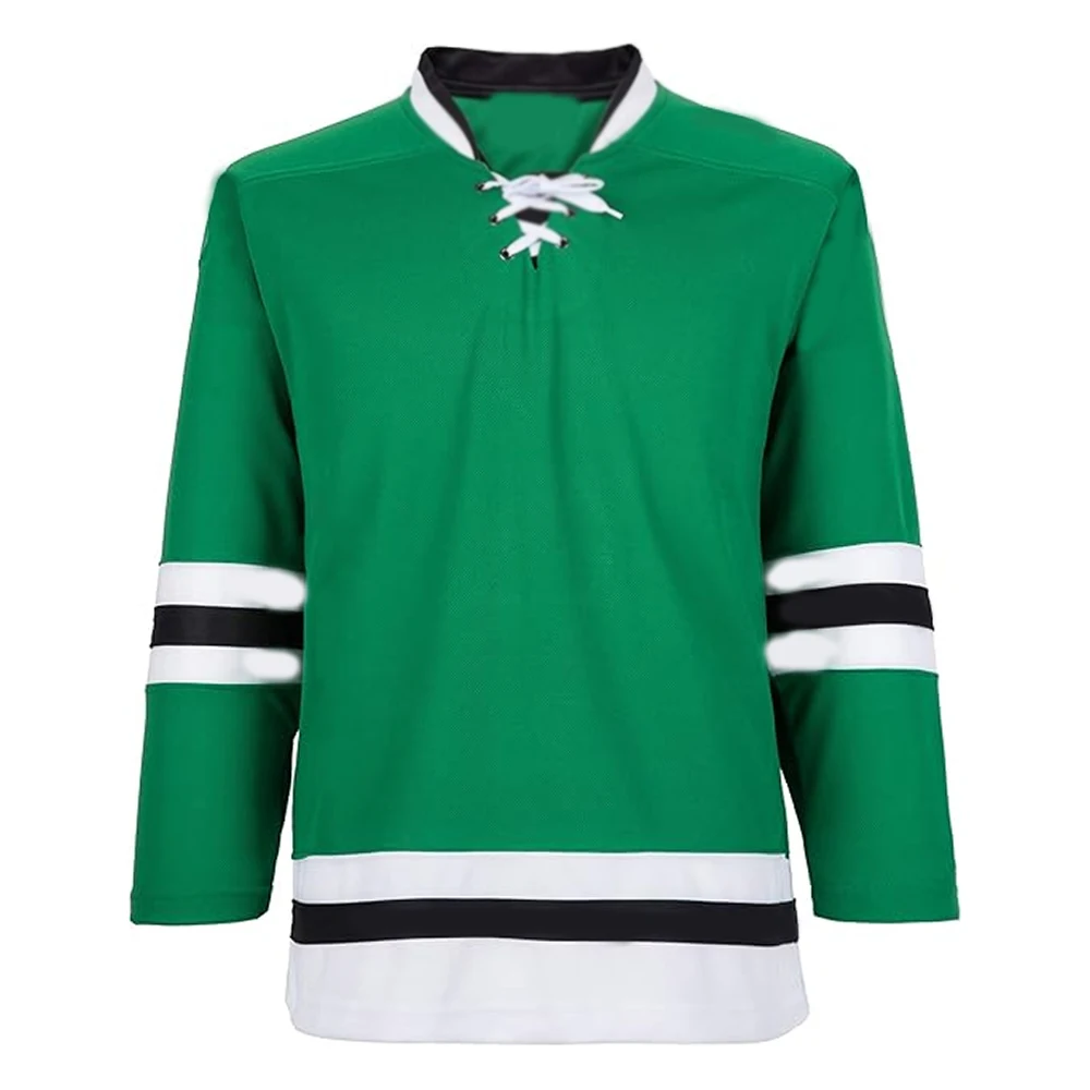 100% Polyester Ice Hockey Jersey Shirts Durable Lightweight Best Selling Full Sleeve Men Wear Ice Hockey Jersey