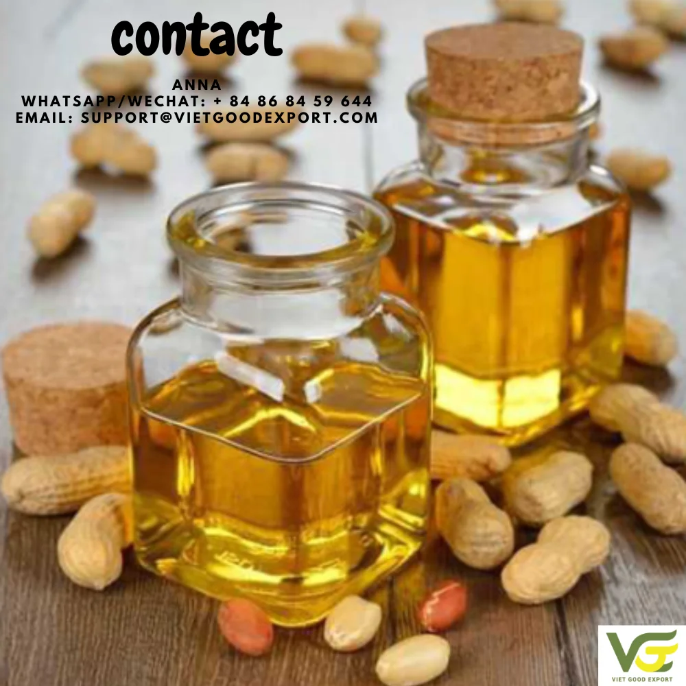 BEST SUPPLIER NATURAL PEANUT OIL FRIED COOK CONVENIENT BOTTLING IN VIET NAM NO MIXING