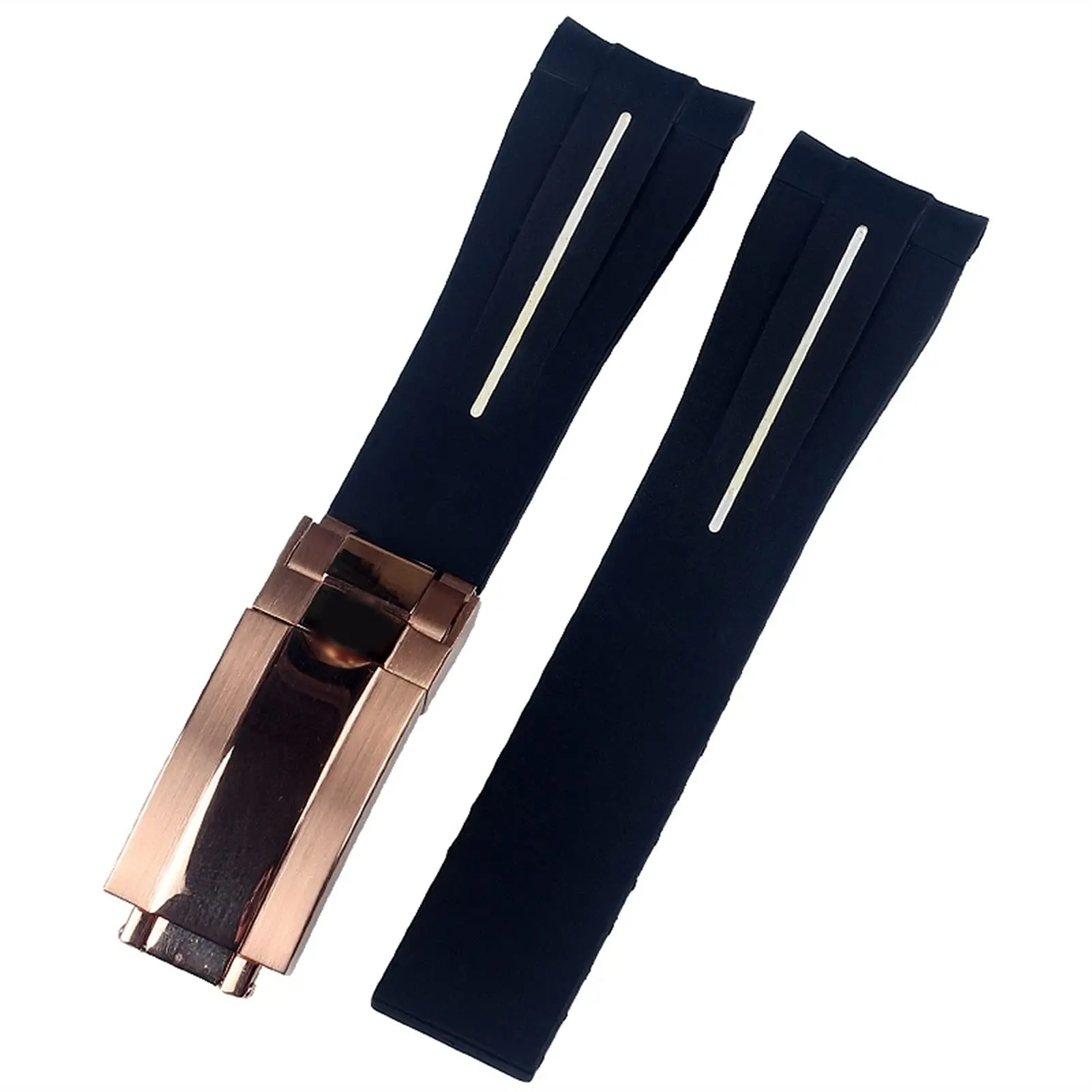 For Rlex DAYTONA 20mm Men Strap Rubber Watchbands Watch Accessories Silicone Chain Bracelet For Rlex Band