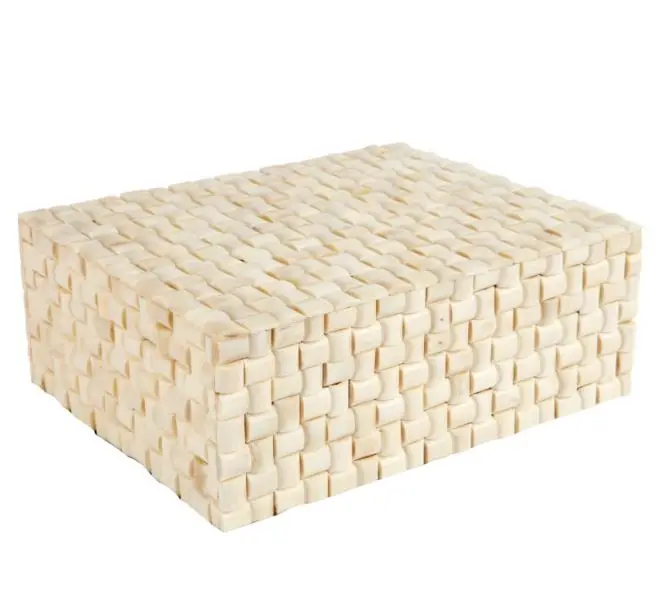 Wooden Brown Bone Inlay New Design Decorative Jewellery Box Black Bone Inlay Best Quality Jewellery Storage Unit Black Gifts