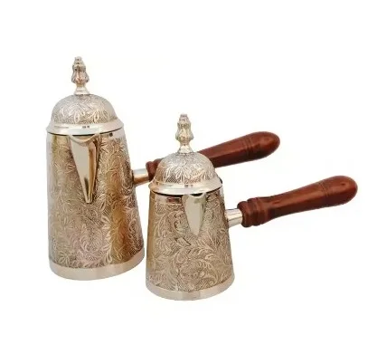 Arabic Dallah Handmade Contemporary Style Arabic Dallah Best Selling Solid Brass Saudi Teapot Arabic Dallah Engrave Hot Arrival