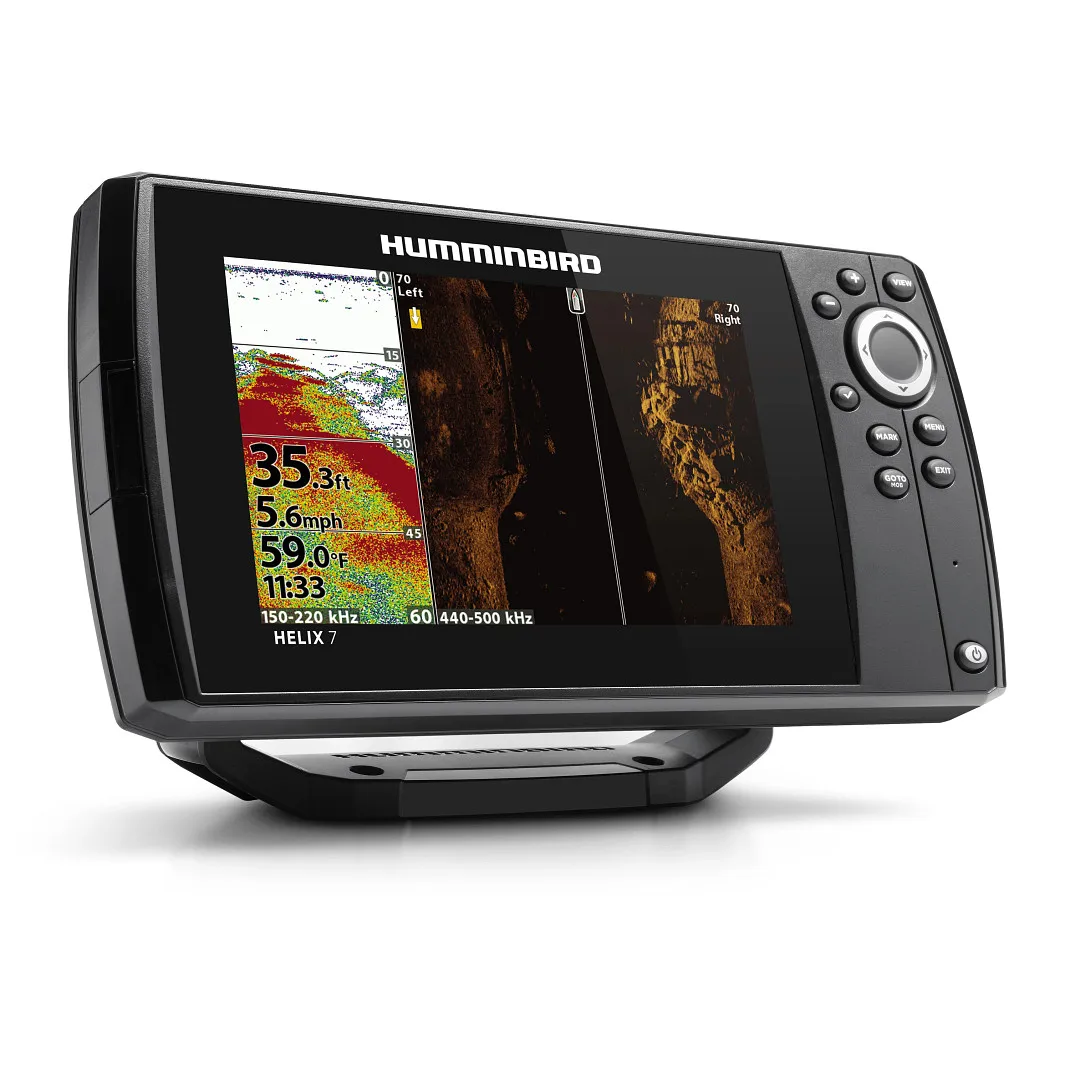 Humminbird 411590-1 7 Chirp SI GPS G4 Portable Wireless Fish Finder Battery-Powered with Knife for Fishing
