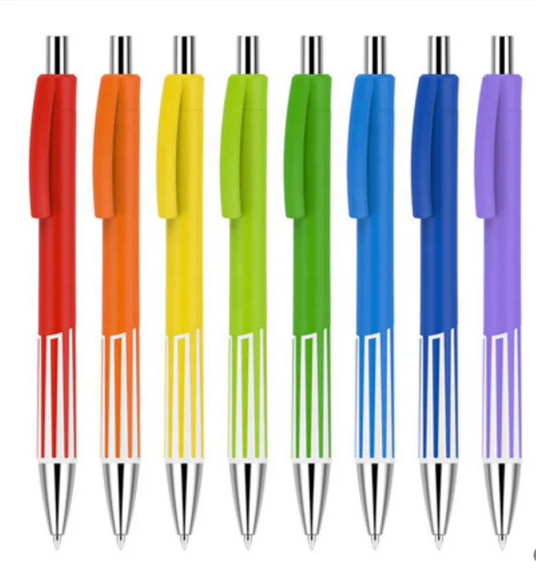 Оптовая продажа шариковая ручка с квадратным зажимом для печати