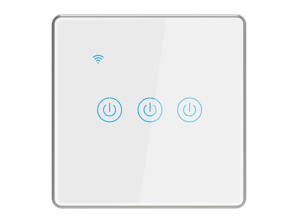 US EU Smart Wifi Wall Touch Switch 1/2/3 Gang Glass Panel light Switch Interruptor inteligente smart power switchswitch