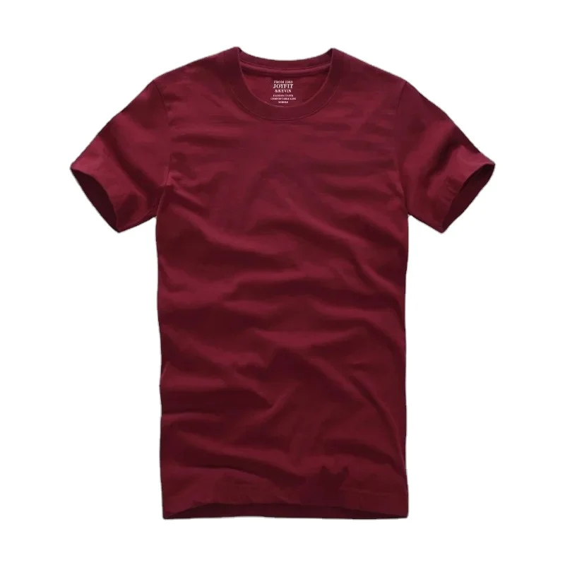 Color O-neck Men 100% Cotton Solid  Short Sleeve T Shirt Male High Quality Cotton Summer Cool Casual t Home Clothes  TSS-0017D