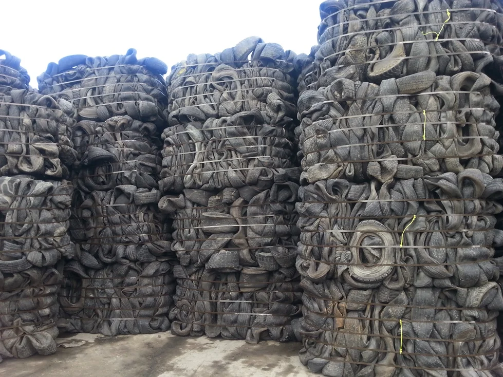 Baled Tyres Scrap Used & Recycled for Indian Manufacturer