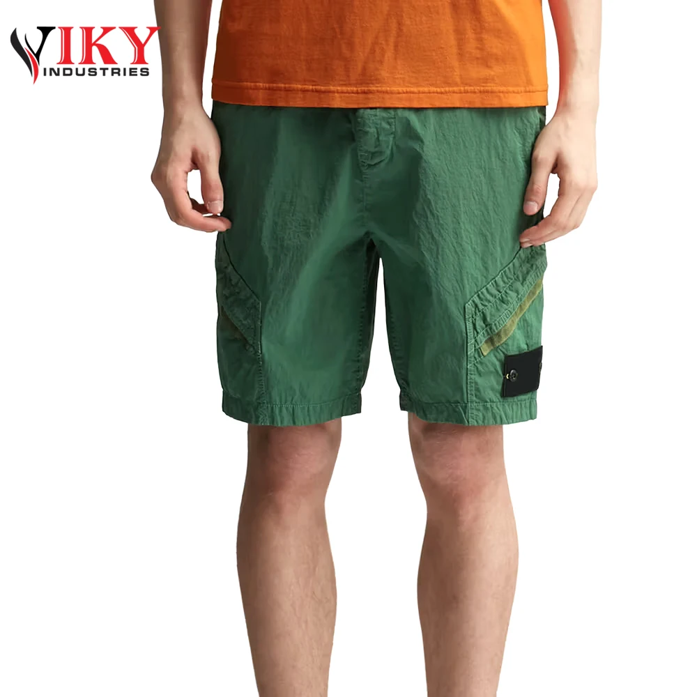 Green Color Good Selling Flexible Product Breathable Premium Quality Outer Wear Men Nylon Shorts BY VIKY INDUSTRIES