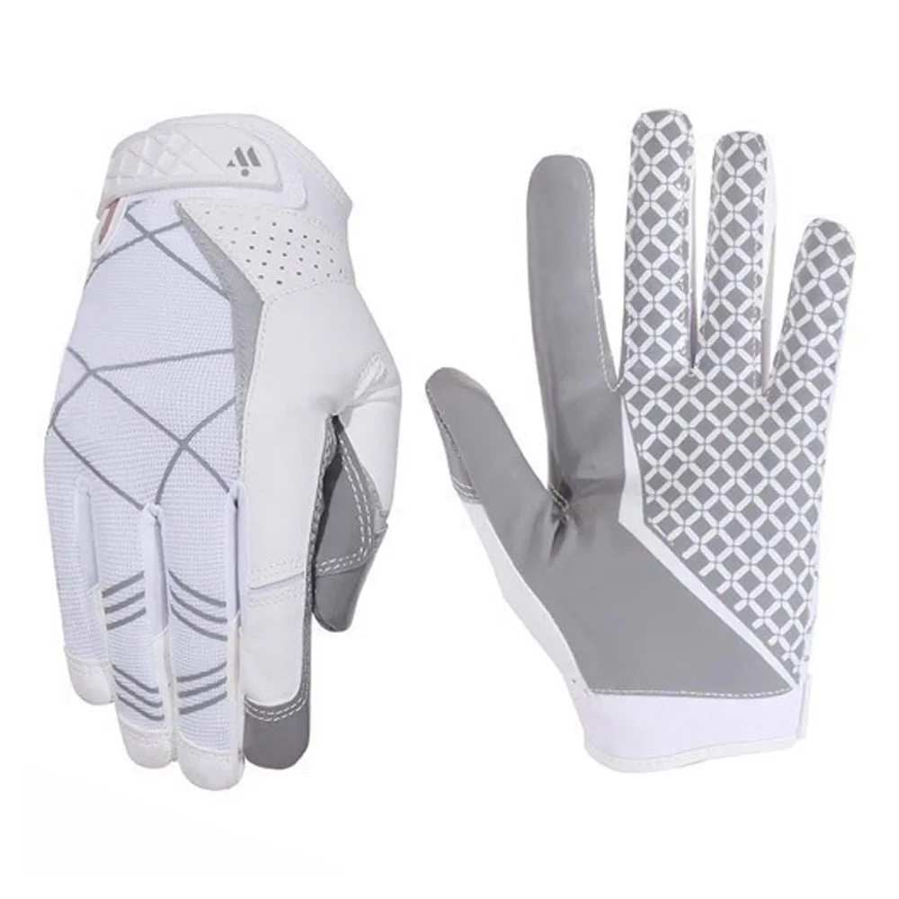 Gripey Gloves Best Quality Finger Sublimated Design Latex American Football Gloves Custom Logo Gloves