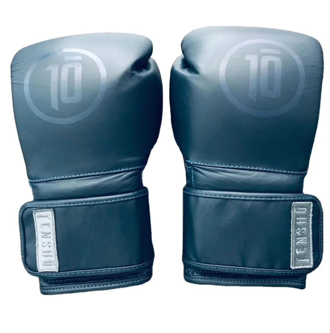Custom Printed Boxing Gloves Genuine Buffalo Leather OEM Logo Packing Color Material Wholesale