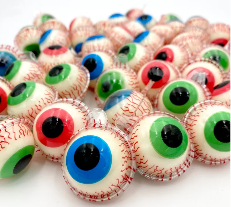 Wholesale Fruity Bulk Eye Ball Jam Jelly Gummy Candy