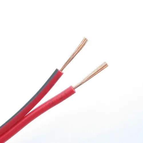 Multi-Core Speaker Cable with Red & Black/Traffic Light Transparent PVC Insulation Copper CCA Conductor Strand for Audio Systems
