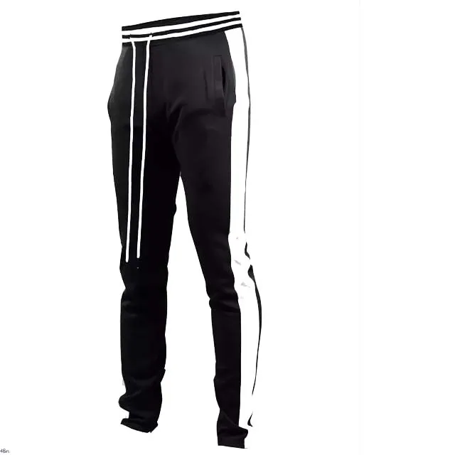 Красно-белые полосатые дизайнерские брюки с эластичным поясом для фитнеса мужские быстросохнущие спортивные из 100% хлопка бега