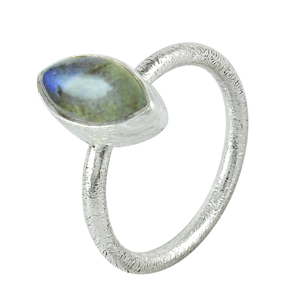 Marquise shape Labradorite Gemstone 925 Sterling Silver ring for women and girls bulk wholesale Jewelry Suppliers Manufacturer