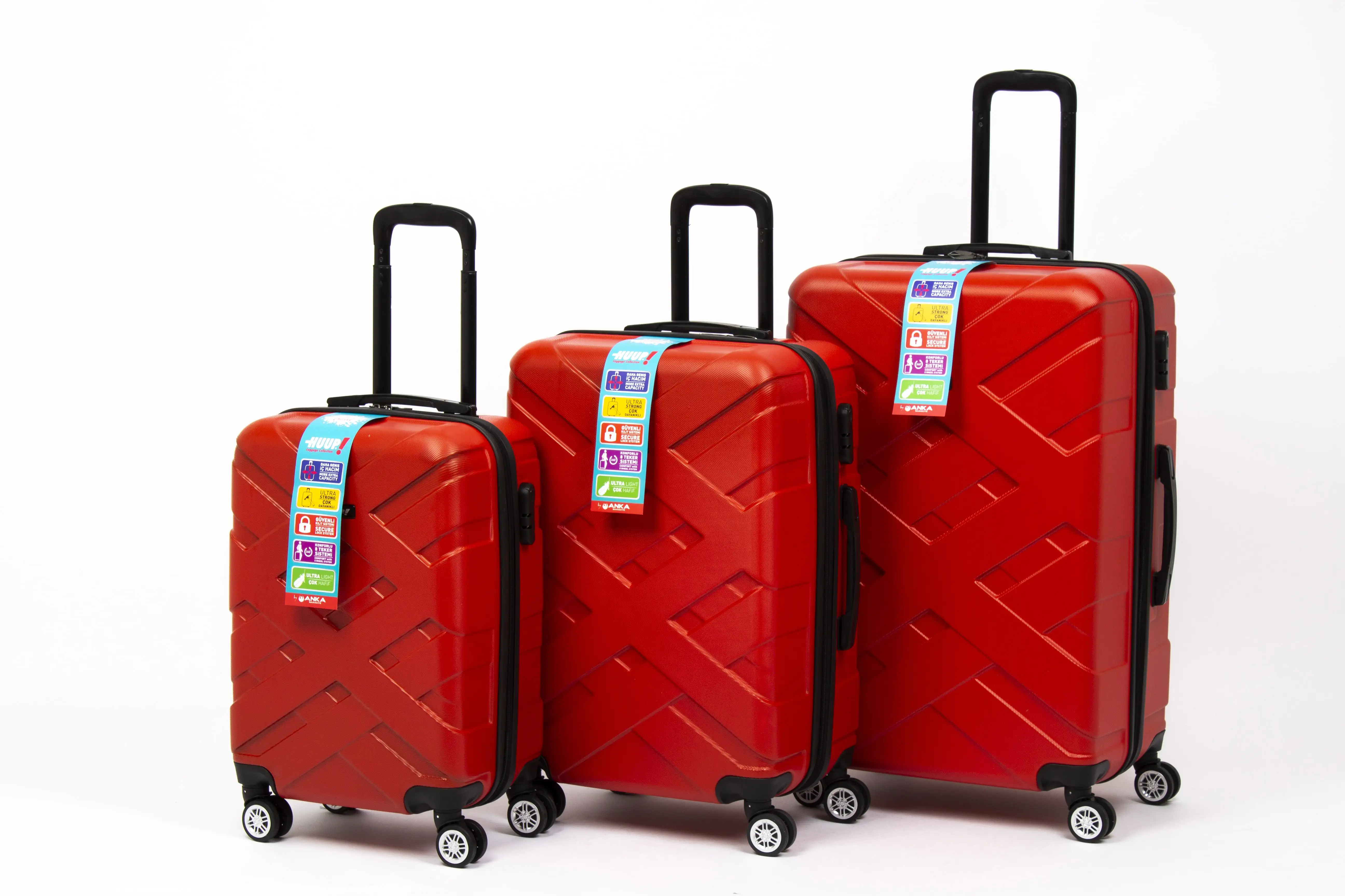 WHOLE ABS SUITCASES Turkish Durable High Quality Travel Bags Sets Trolley Bags Luggage Bags Sets made in Turkey