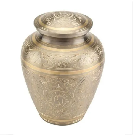 Good Selling Wholesale Cremation Human Ashes Adult Metal Urn/Cremation Urn/Classic Funeral Supplies Urns high quality