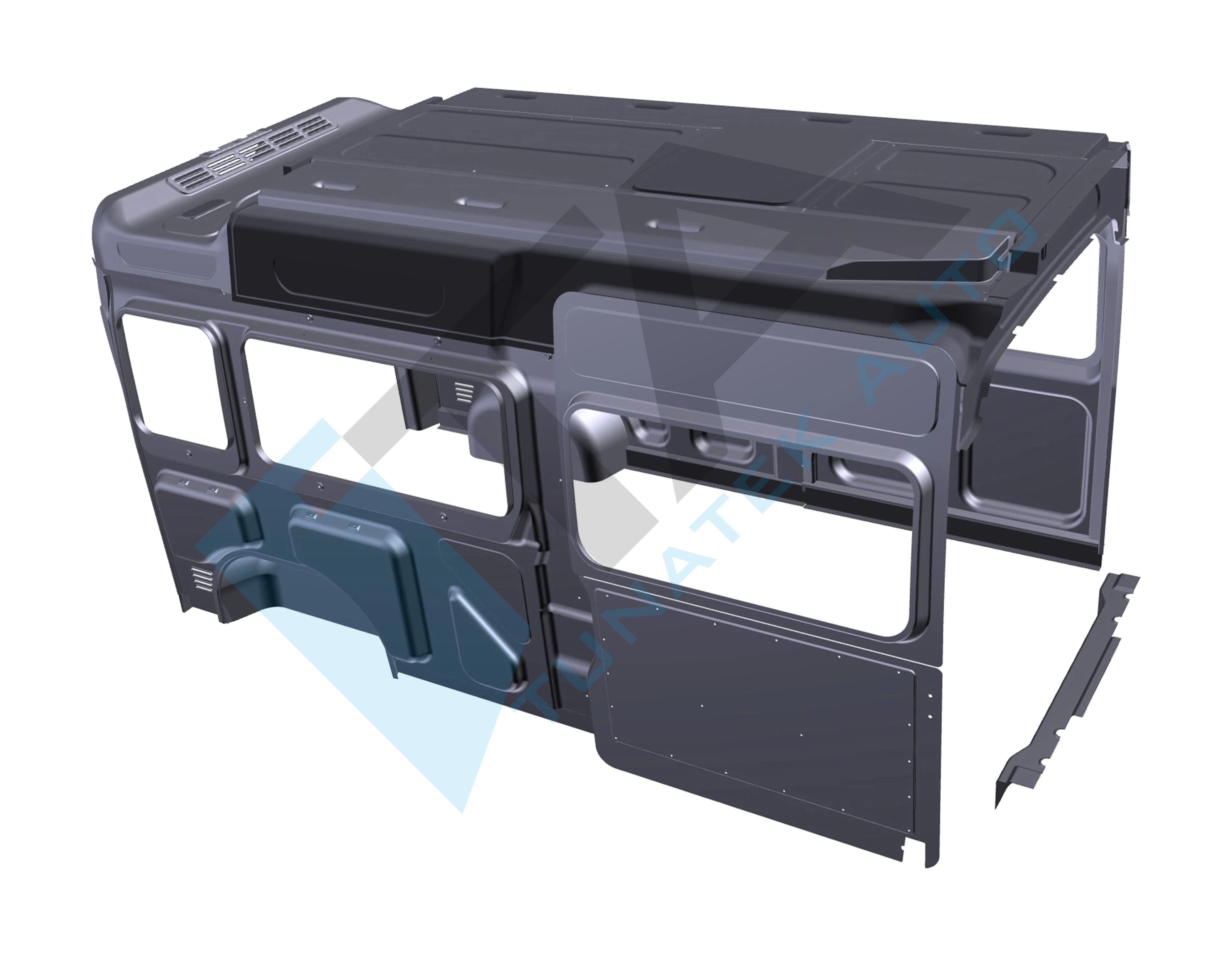 LHD Left Hand Driving Van Boxer Ducato Jumper Dodge RAM Master interior trim L3H2 13m3 made of real ABS matte finish