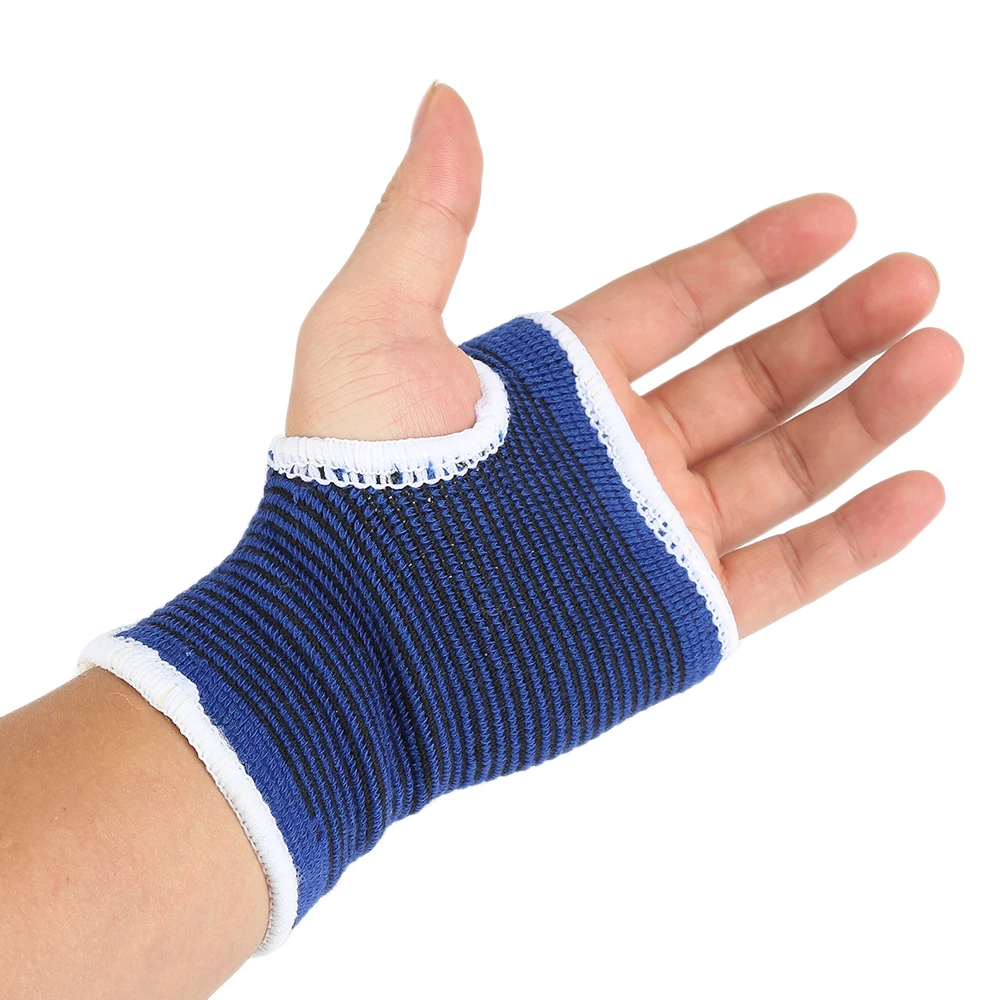 Soft Breathable Adjustable Half Finger Support Protector Sport Wrist Palm Thumb Brace